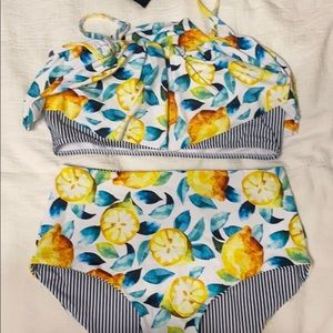 Cupshe High Waisted High Waisted Bikini Reversible